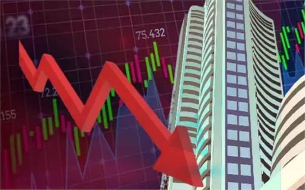 Indian stock market collapses both Sensex and Nifty fall